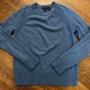 Theory blue cashmere sweater
